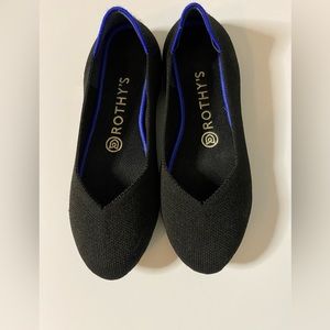 Rothy’s Solid The Point Black Solid Knit